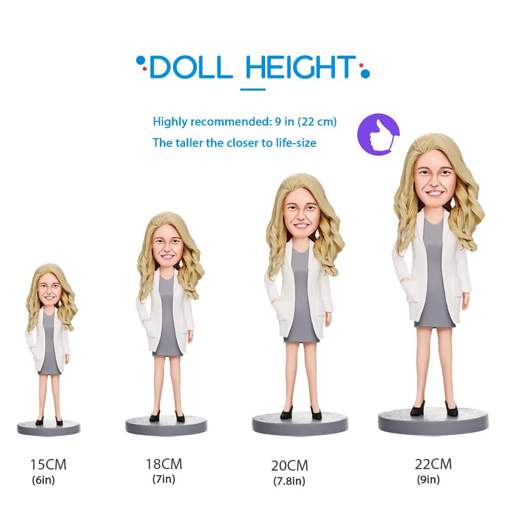 Custom Bobblehead Clay Figure