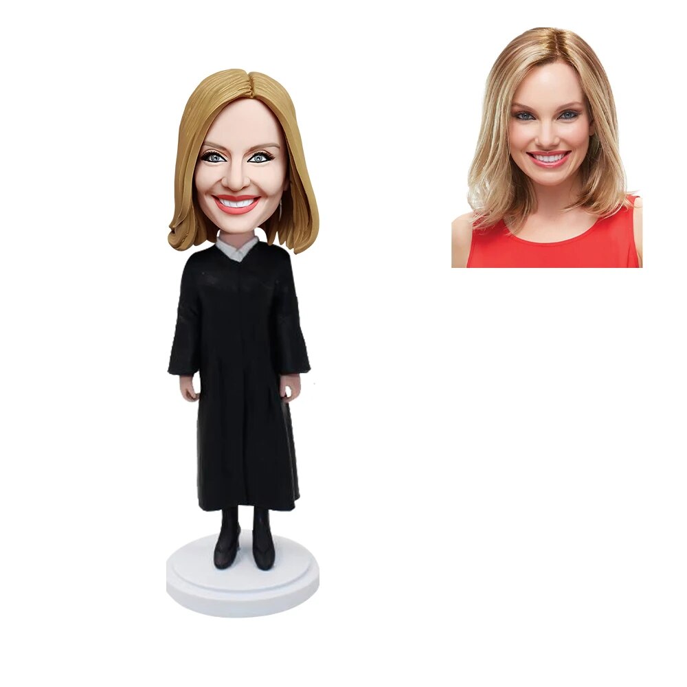 Bobblehead Personalized Lawyer Clay Figurine