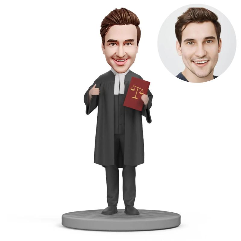 Custom Figures Personalized Lawyer Bobblehead Gifts