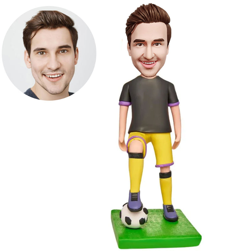 Custom Running Soccer Sports Figurine