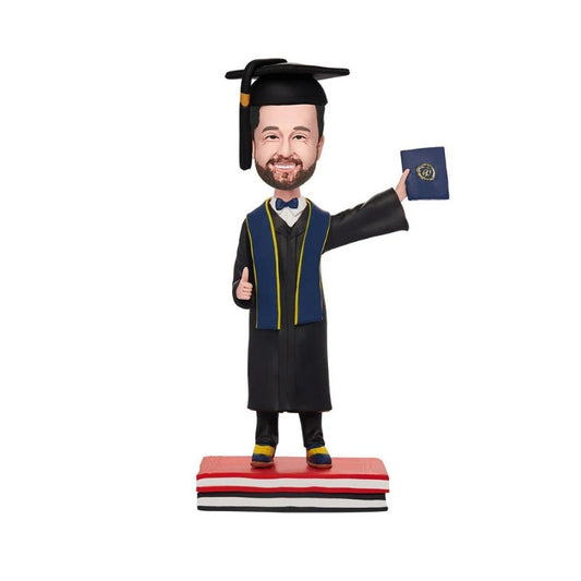 Personalized Graduation Themed Bobbleheads