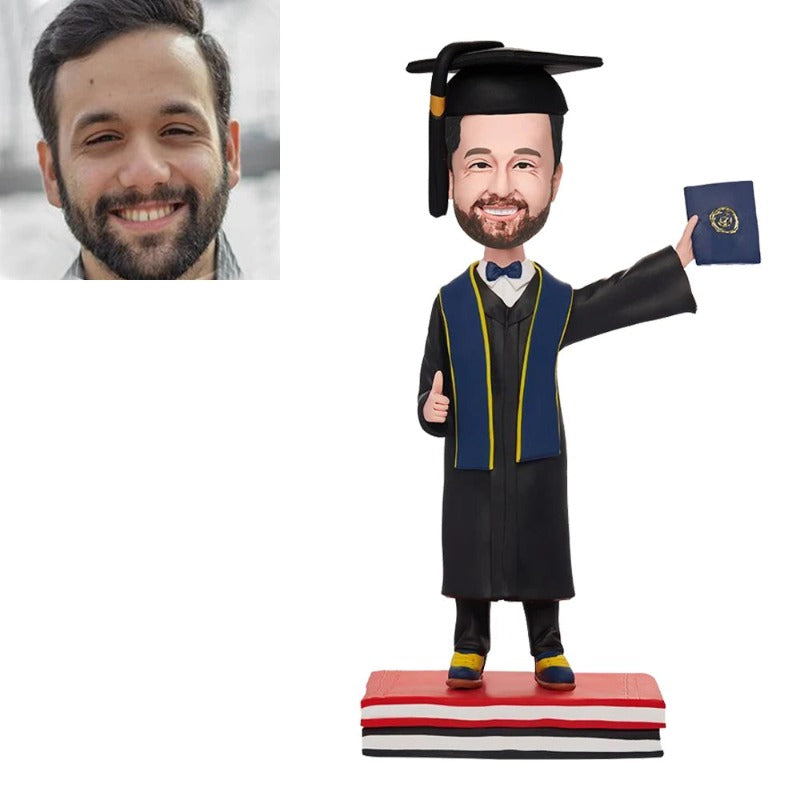 Personalized Graduation Themed Bobbleheads