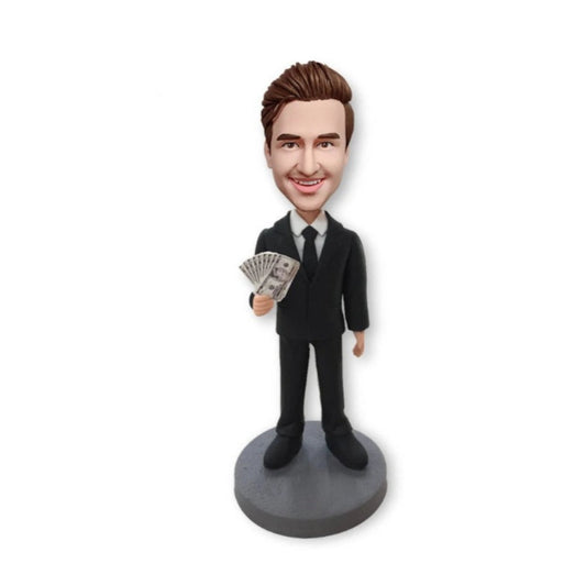 Personalized Clay Made Bobblehead Figure